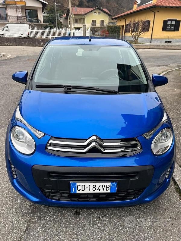 Usata Citroën C1 Shine 72 CV (52 kW) 2021 Blu Utilitaria