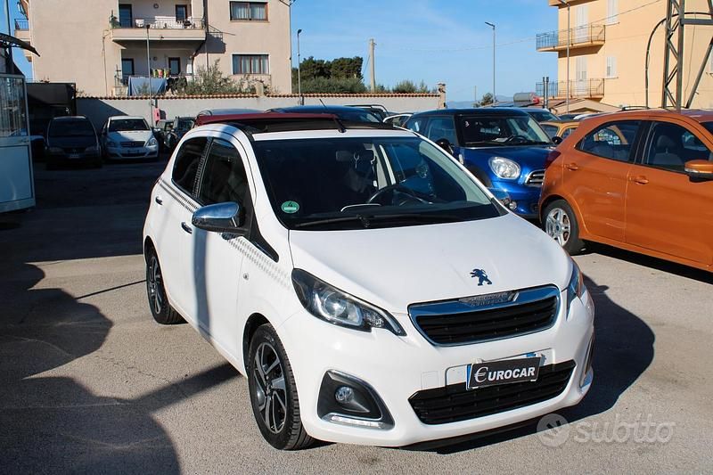 Usata Peugeot 108 Active 81 CV (59 kW) 2014 Bianco Utilitaria