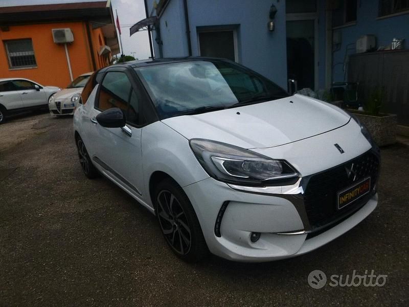 Usata DS Automobiles DS3 Sport Chic 99 CV (72 kW) 2016 Bianco Coupé