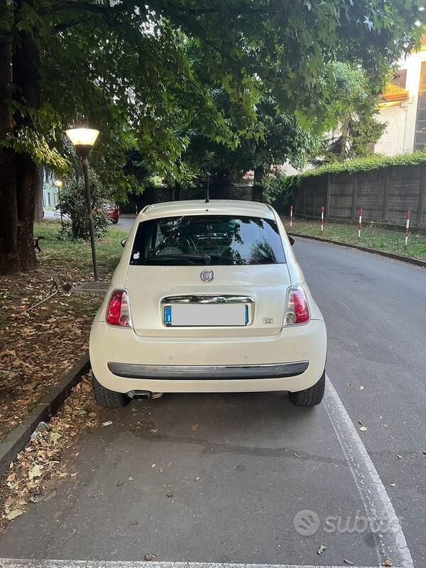 Usata Fiat 500 100 CV (73 kW) 2008 Bianco Utilitaria