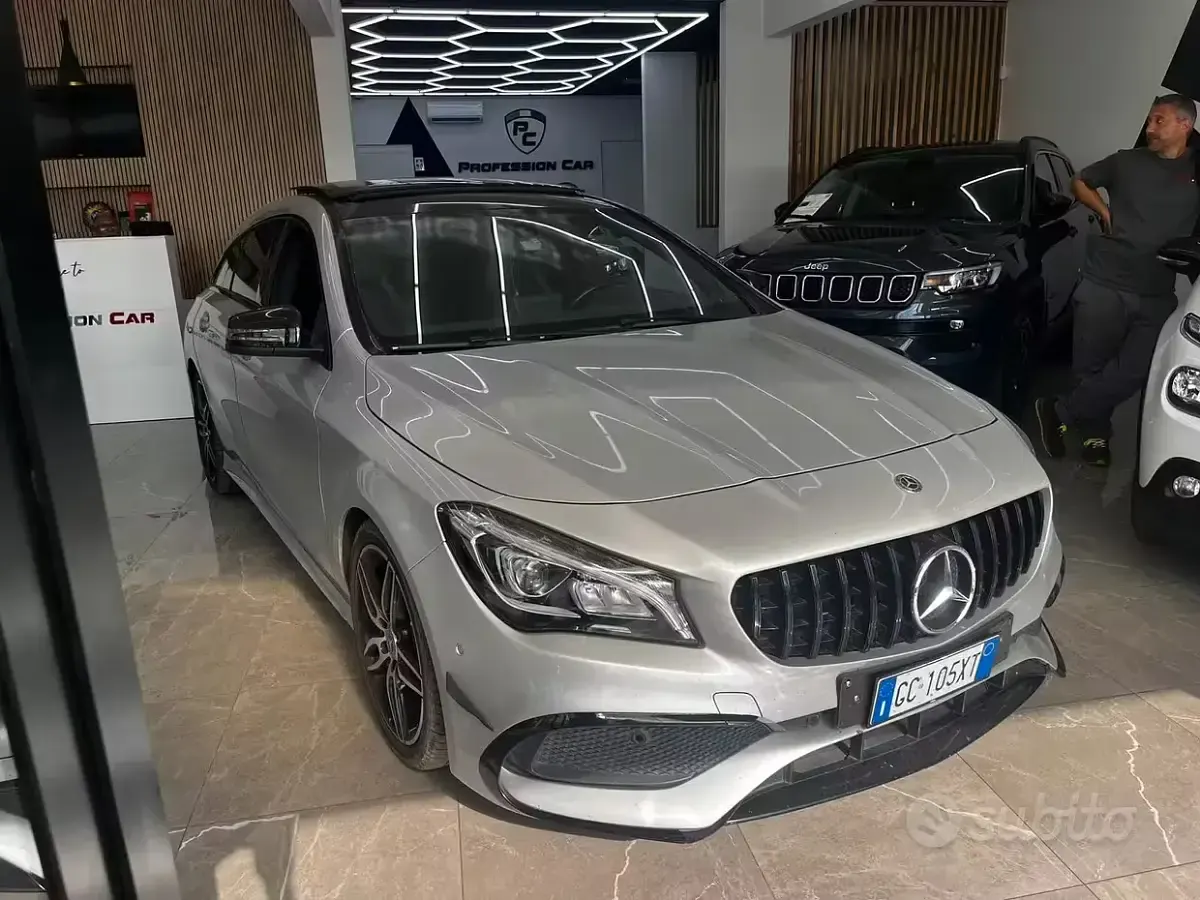Usata Mercedes CLA220 Premium 177 CV (130 kW) 2018 Grigio Coupé