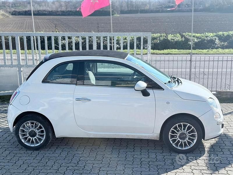 Usata Fiat 500C 69 CV (50 kW) 2014 Bianco Cabrio