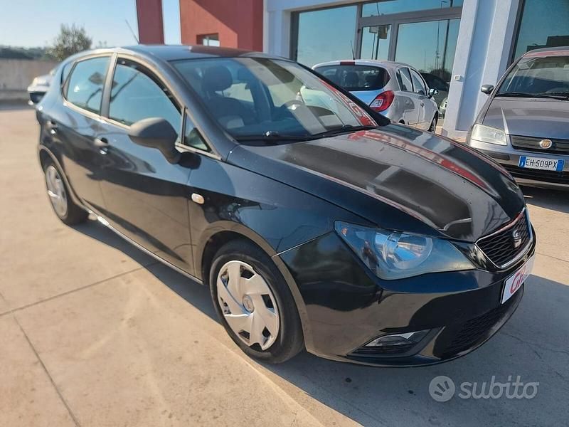 Usata Seat Ibiza Reference 75 CV (55 kW) 2012 Nero Berlina