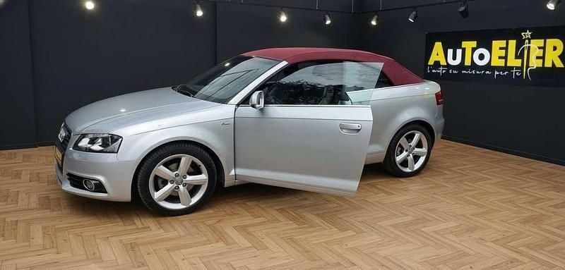 Usata Audi A3 Cabriolet S-Line 140 CV (102 kW) 2013 Argento Cabrio