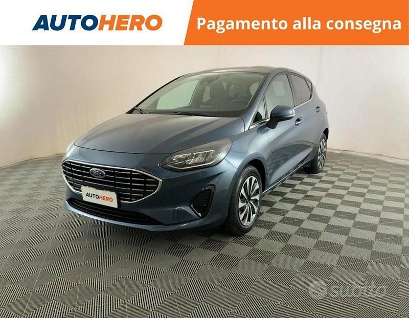 Usata Ford Fiesta Titanium 75 CV (55 kW) 2022 Blu Utilitaria