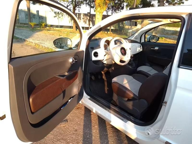 Usata Fiat 500C 2012 Bianco Cabrio