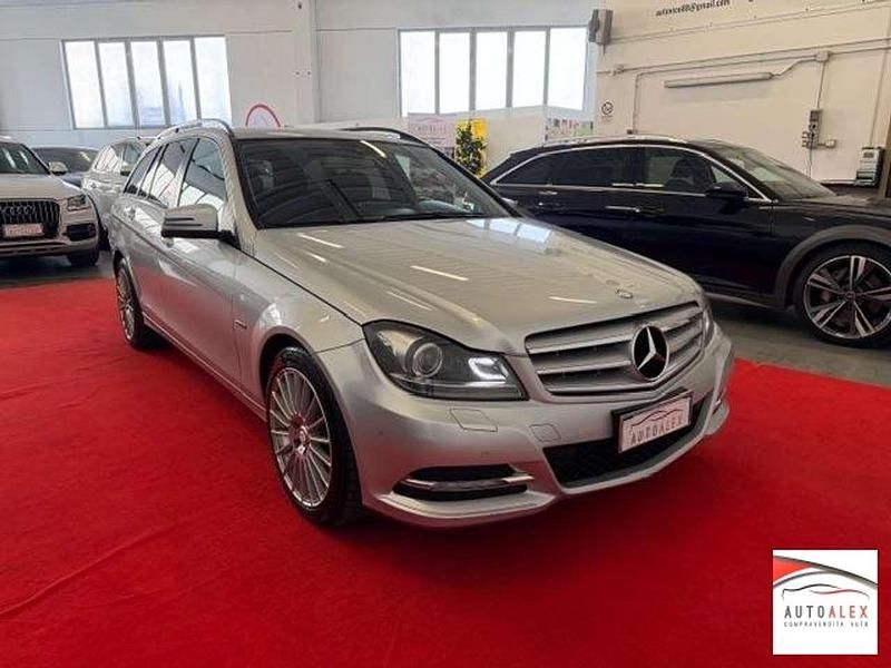 Usata Mercedes C220 Avantgarde 170 CV (125 kW) 2013 Argento Station wagon