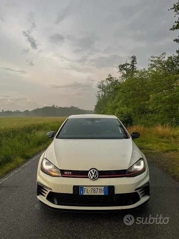 Usata VW Golf VII GTI Clubsport 265 CV (194 kW) 2017 Bianco Berlina