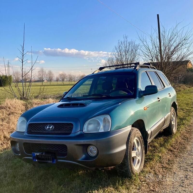 Verde Usata 2002 Hyundai Santa Fe GLS SUV | 3000 € (Buon prezzo) - Immagine 1/4