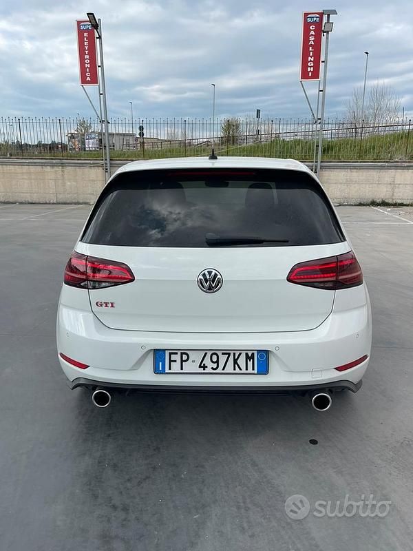 Usata VW Golf VII GTI 2018 Bianco Berlina