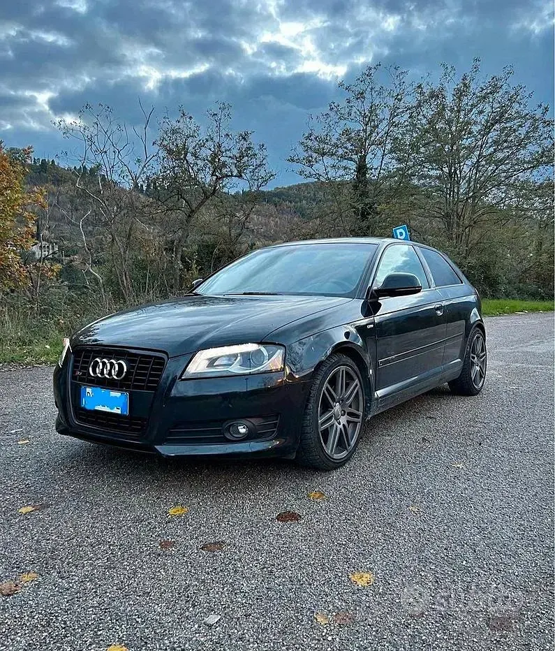 Usata Audi A3 S-Line 140 CV (102 kW) 2010 Nero Utilitaria