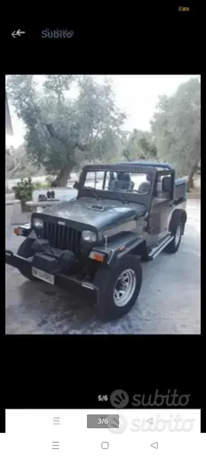 Usata Jeep CJ 1987 Grigio SUV