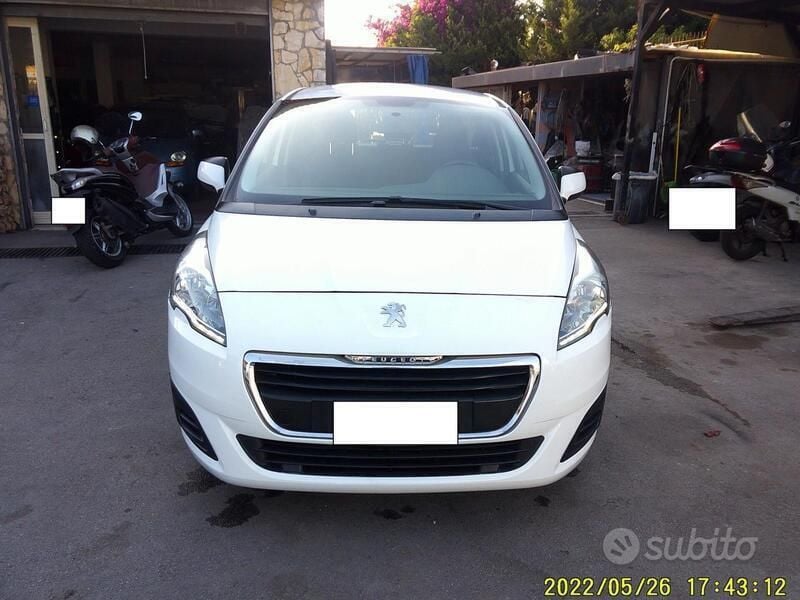 Usata Peugeot 5008 Allure 120 CV (88 kW) 2016 Bianco Monovolume
