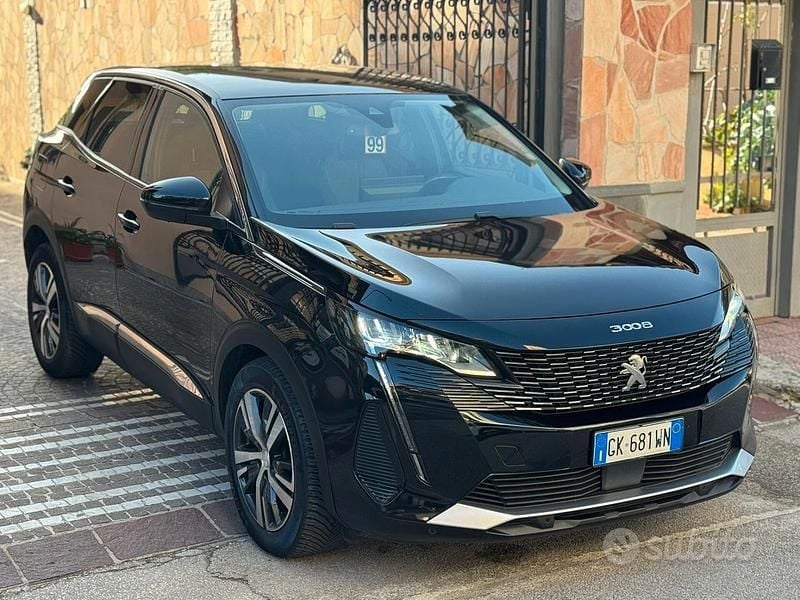 Usata Peugeot 3008 GT 131 CV (96 kW) 2022 Nero Station wagon
