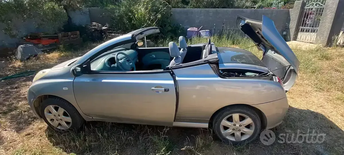 Usata Nissan Micra 88 CV (64 kW) 2006 Grigio Cabrio