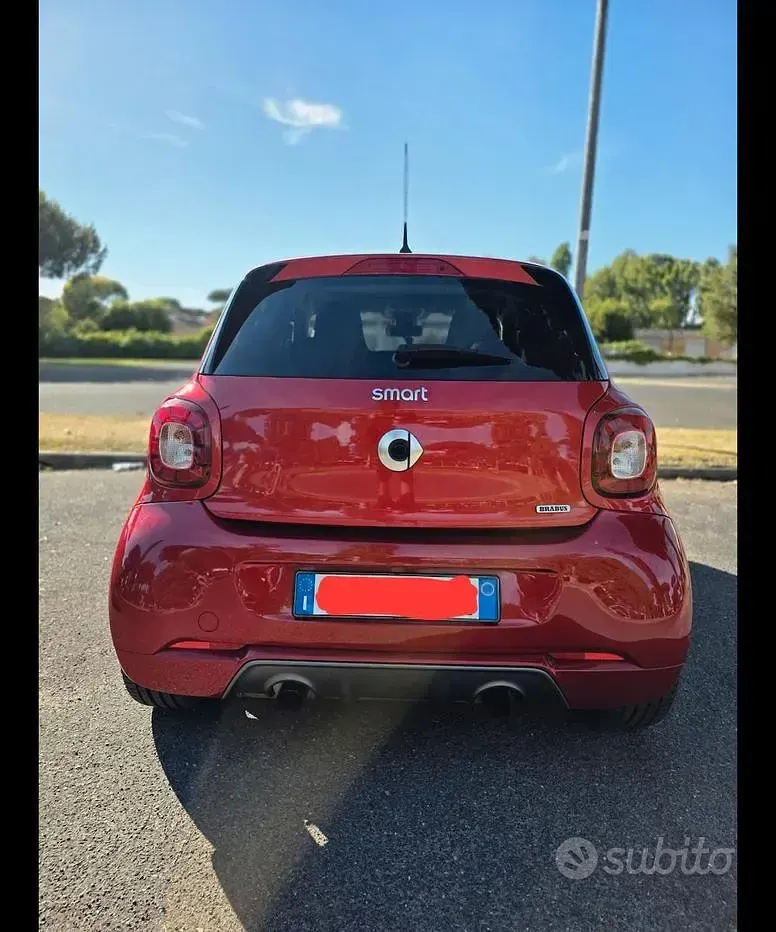 Usata Smart ForFour Brabus Xclusive 177 CV (130 kW) 2017 Rosso Utilitaria