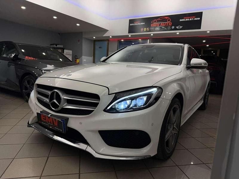 Usata Mercedes C220 Premium 170 CV (125 kW) 2014 Bianco Berlina