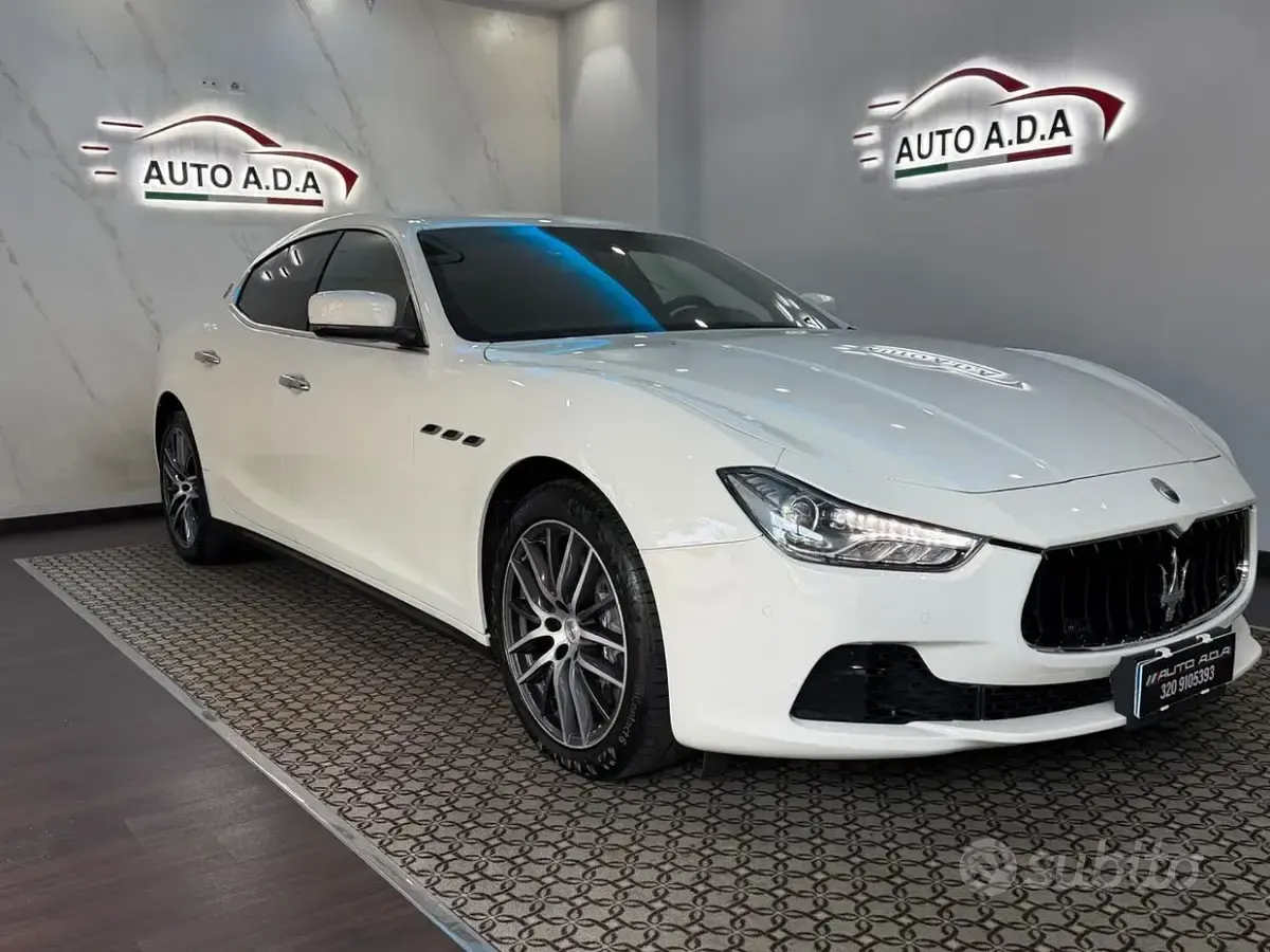 Usata Maserati Ghibli 275 CV (202 kW) 2017 Bianco Berlina