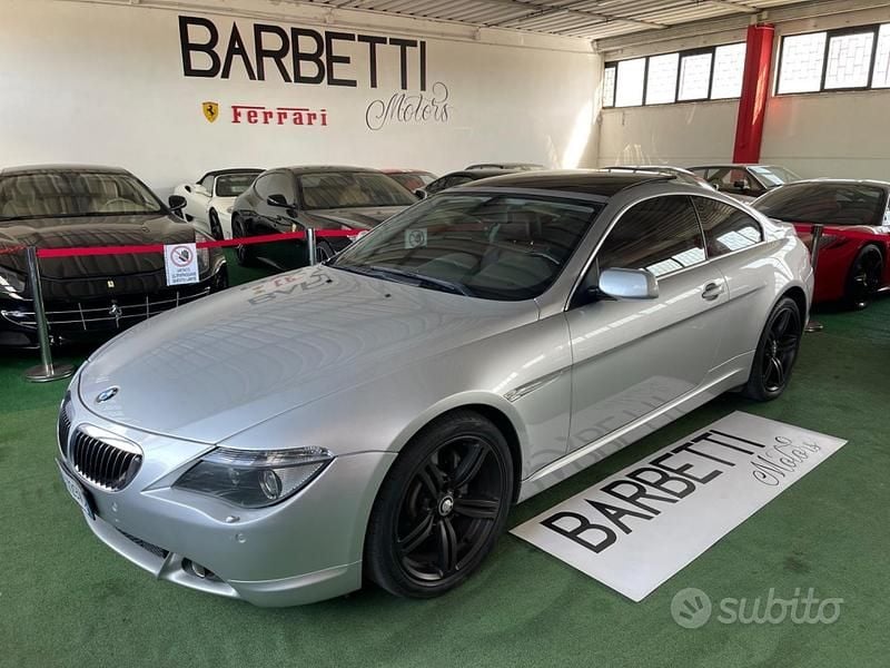 Argento Usata 2004 BMW 645 M Sport Coupé | 19.999 € (Buon prezzo) - Immagine 1/4