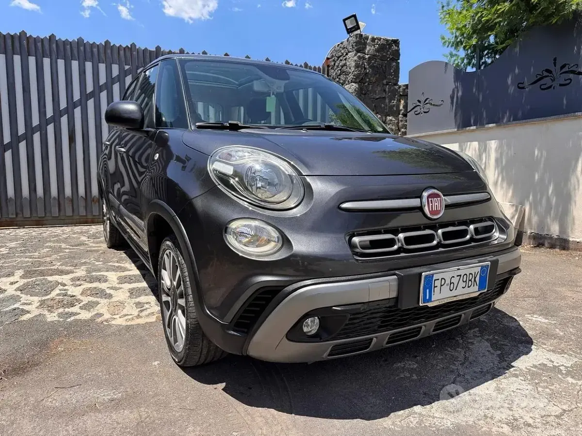 Usata Fiat 500L Cross 95 CV (69 kW) 2018 Grigio Monovolume