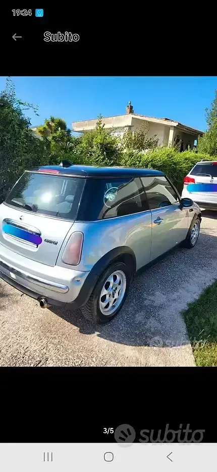 Usata Mini Cooper 116 CV (85 kW) 2003 Grigio Utilitaria