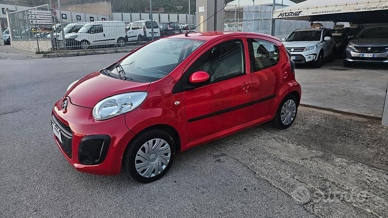 Usata Citroën C1 Attraction 68 CV (50 kW) 2013 Rosso Utilitaria