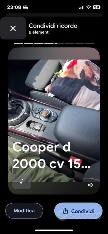 Usata Mini Cooper D Clubman 150 CV (110 kW) 2015 Nero Station wagon