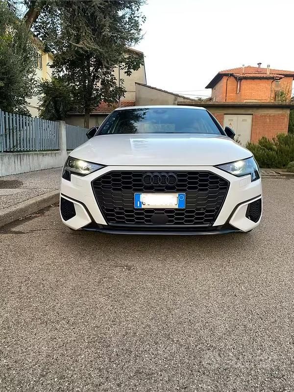 Usata Audi A3 Advanced 150 CV (110 kW) 2022 Bianco Berlina