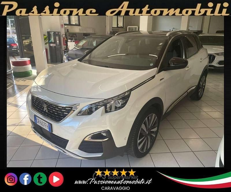 Bianco Usata 2018 Peugeot 3008 GT-line SUV | 14.190 € (Buon prezzo) - Immagine 1/4
