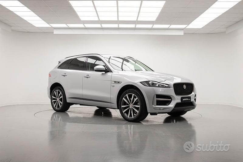Usata Jaguar F-Pace R-Sport 300 CV (220 kW) 2018 Argento SUV