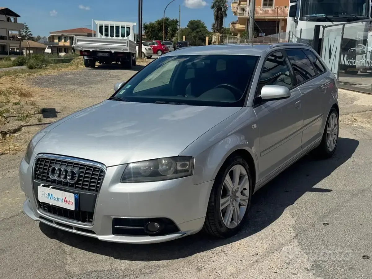 Usata Audi A3 S-Line 170 CV (125 kW) 2008 Grigio Utilitaria