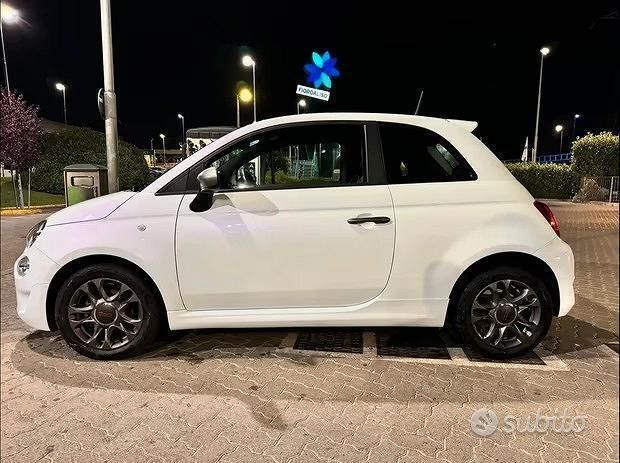Bianco Usata 2021 Fiat 500 Sport Due volumi | 11.500 € (Buon prezzo) - Immagine 1/4