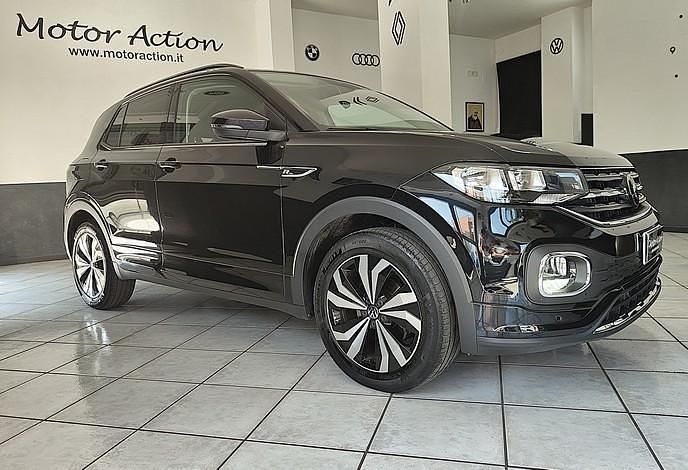 Usata VW T-Cross R-line 110 CV (80 kW) 2022 Nero SUV