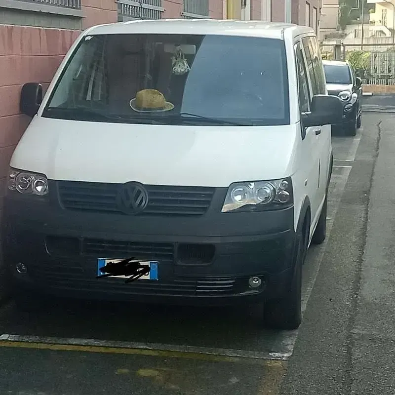 Usata VW T5 101 CV (74 kW) 2006 Bianco Furgone