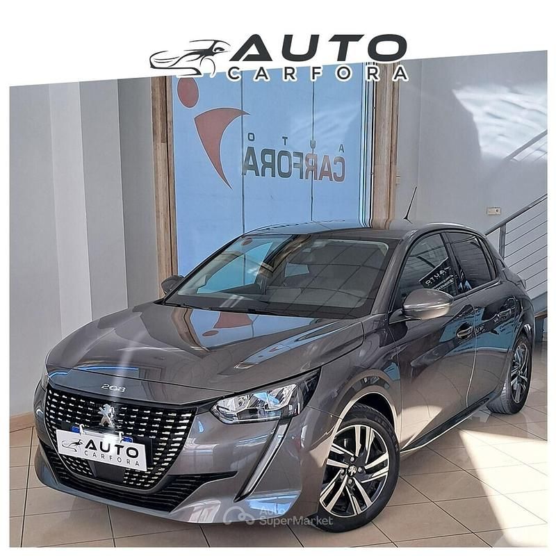 Usata Peugeot 208 Allure 101 CV (74 kW) 2021 Grigio Utilitaria