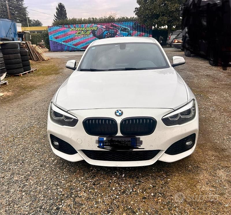 Usata BMW 116 M Sport 109 CV (80 kW) 2018 Bianco Utilitaria