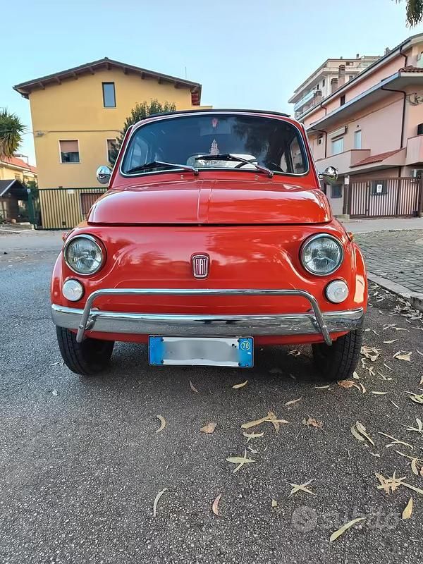 Usata Fiat 500 1970 Rosso Utilitaria