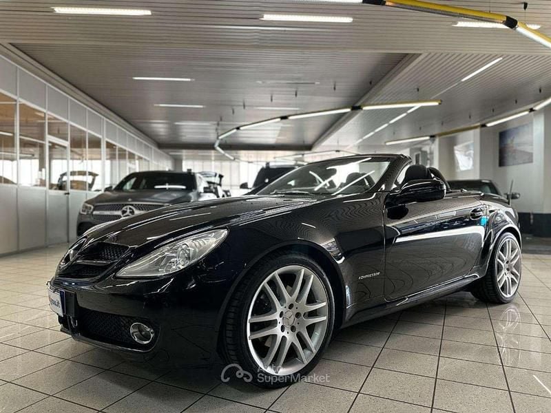 Usata Mercedes SLK55 AMG AMG 184 CV (135 kW) 2009 Nero Cabrio