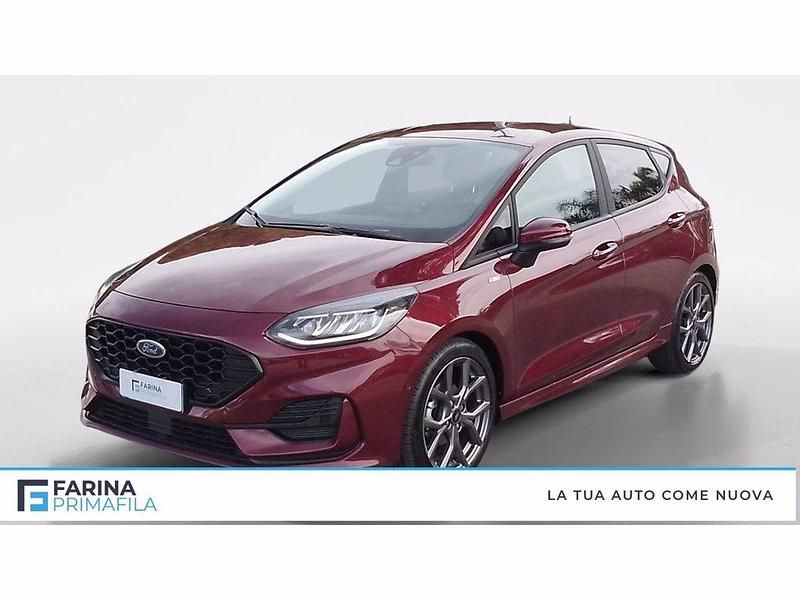 Usata Ford Fiesta ST-Line X 125 CV (91 kW) 2022 Rosso Utilitaria