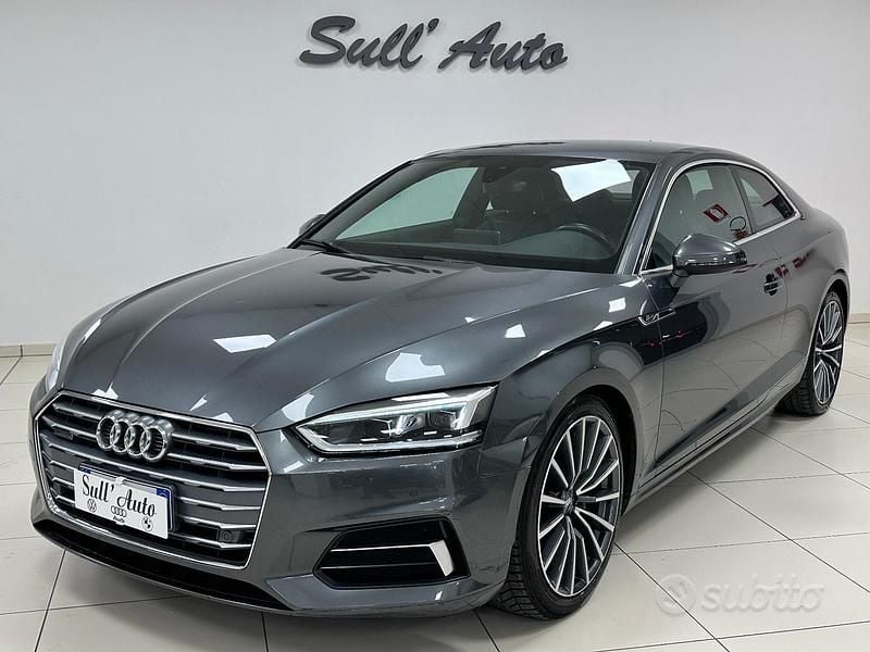 Usata Audi A5 S-Line 190 CV (139 kW) 2019 Grigio Coupé