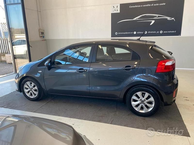 Usata Kia Rio City 86 CV (63 kW) 2015 Grigio Berlina