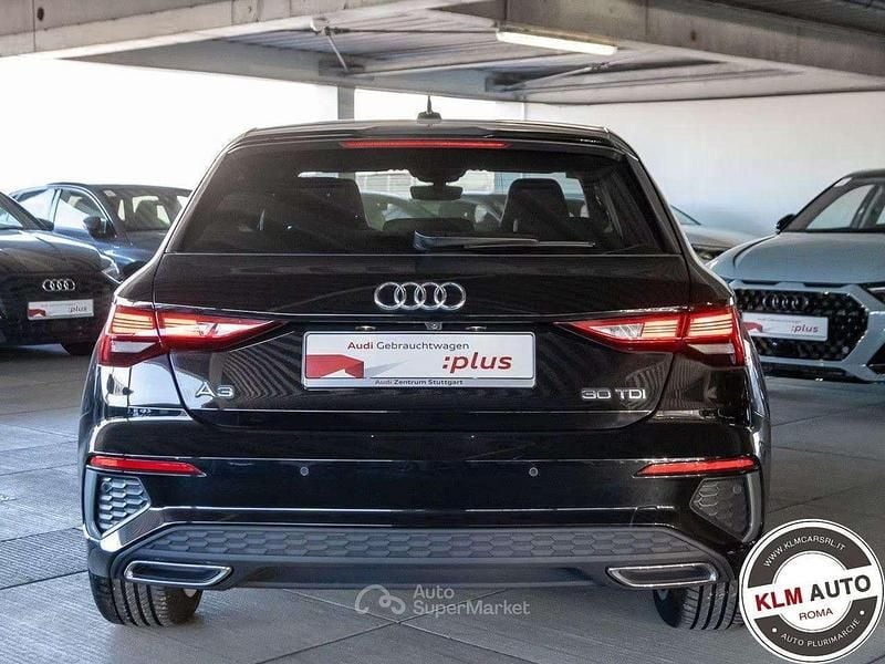 Usata Audi A3 S-Line 116 CV (85 kW) 2022 Nero Berlina