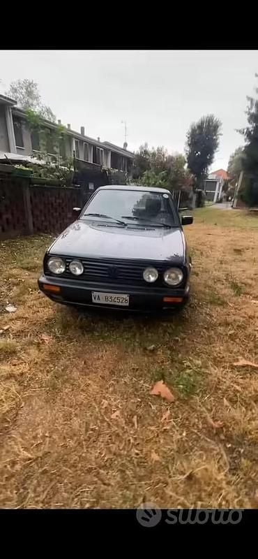 Usata VW Golf II 1990 Blu Utilitaria