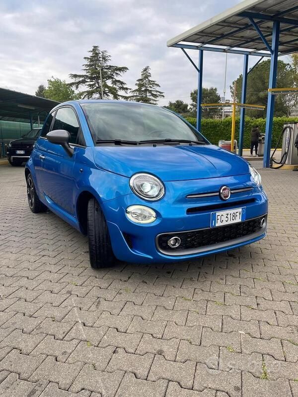 Blu Usata 2016 Fiat 500S Due volumi | 10.500 € - Immagine 1/3