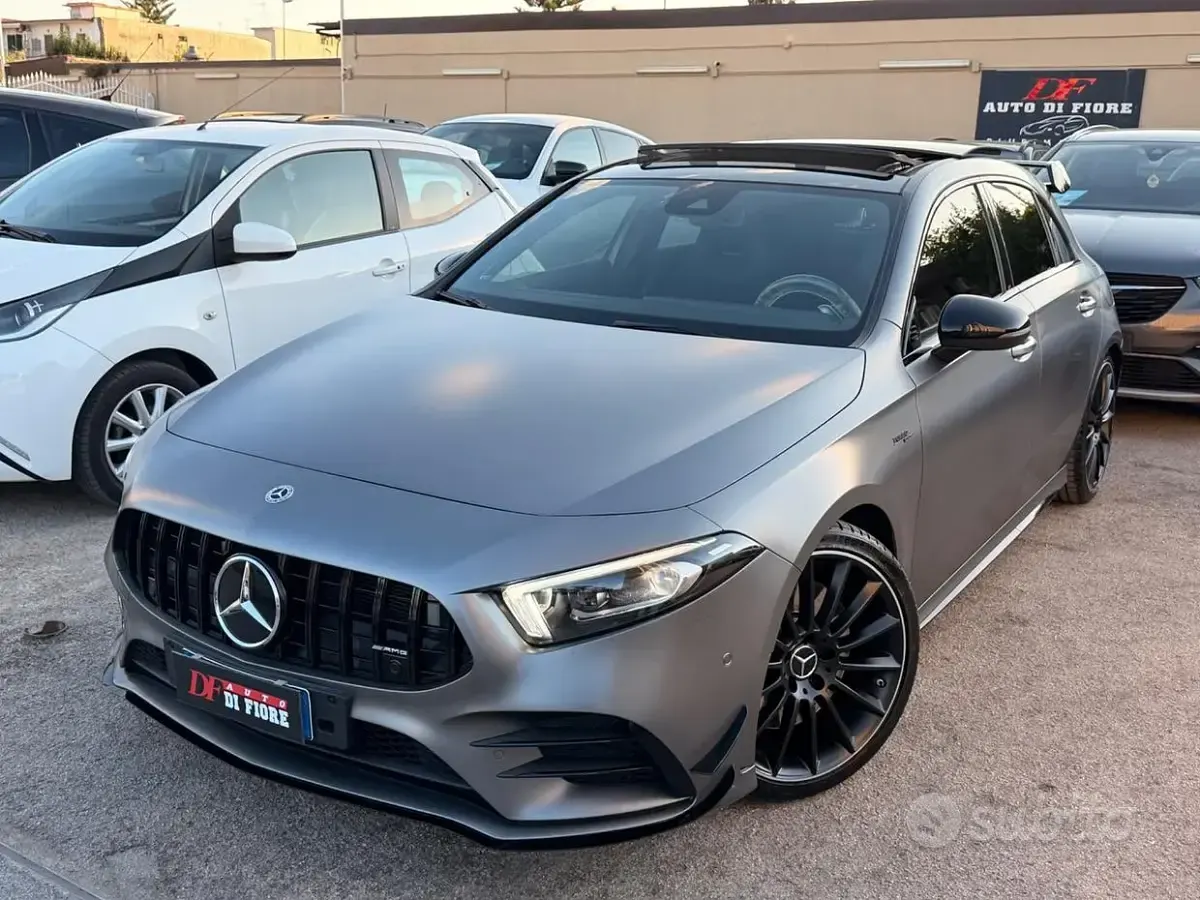 Usata Mercedes A35 AMG Luxury 306 CV (225 kW) 2020 Grigio Berlina