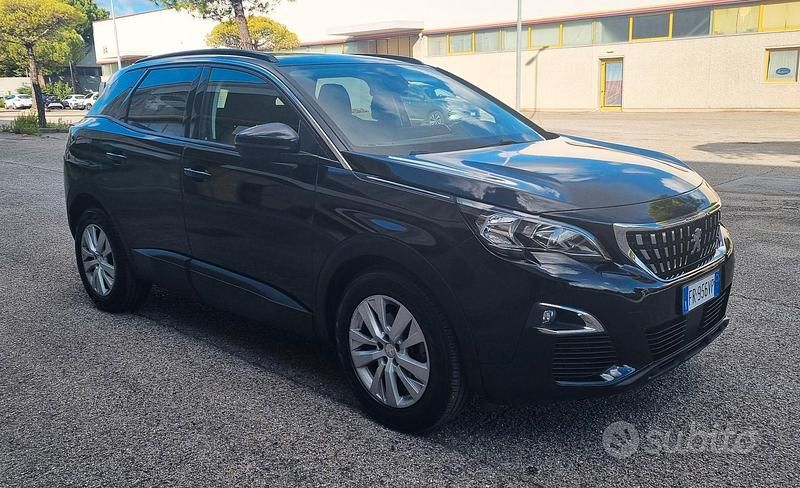 Usata Peugeot 3008 131 CV (96 kW) 2018 Nero Berlina