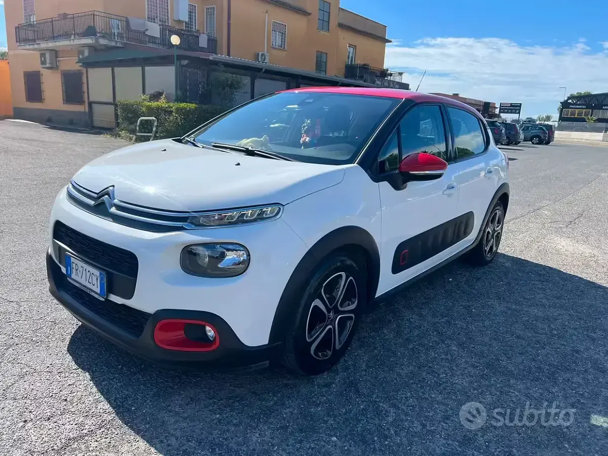 Usata Citroën C3 82 CV (60 kW) 2018 Bianco Utilitaria