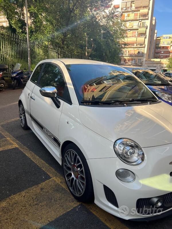 Usata Abarth 595 180 CV (132 kW) 2016 Bianco Utilitaria