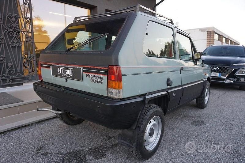 Usata Fiat Panda 4x4 50 CV (36 kW) 1986 Verde(met.) Utilitaria