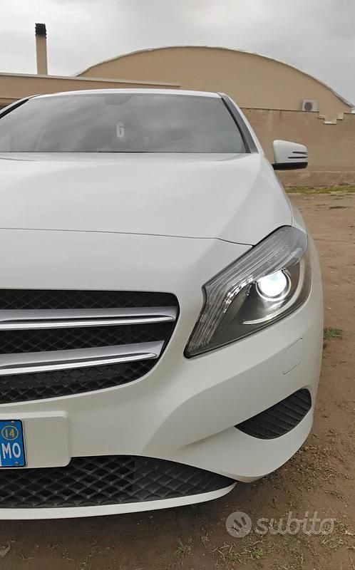 Usata Mercedes A200 Executive 135 CV (99 kW) 2014 Bianco Berlina
